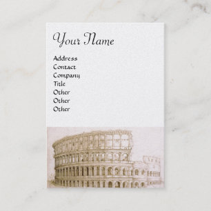 COLOSSEUM /Antique Architecture,Architect Pearl Business Card