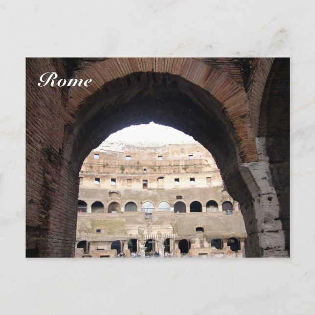 colosseum arch postcard (Front)