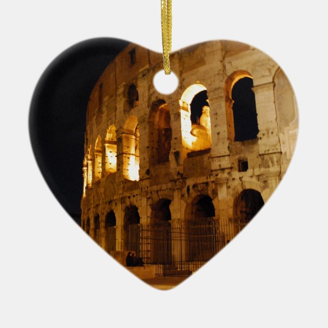 Colosseum Ceramic Tree Decoration (Front)