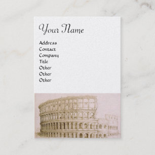 COLOSSEUM Classic Architecture,Architect Pearl Business Card
