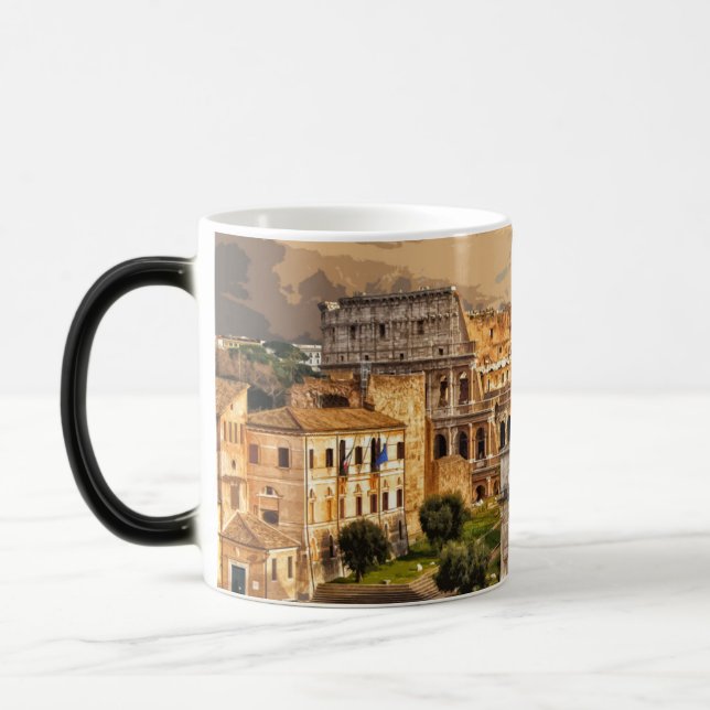 Colosseum Coliseum Italy Rome #5 Magic Mug (Left)