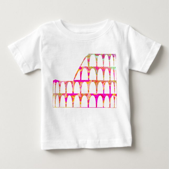 Colosseum - Colour Texture Baby T-Shirt (Front)