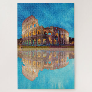COLOSSEUM - Europe - Italy - Rome - Coliseum Jigsaw Puzzle