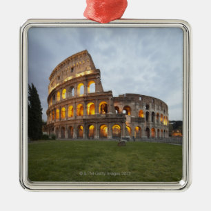 Colosseum in Rome, Italy Metal Tree Decoration