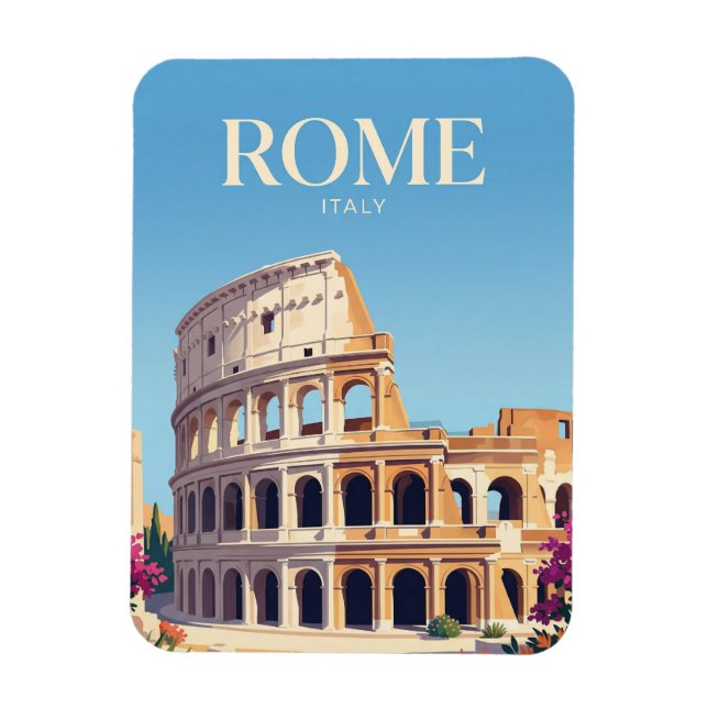 Colosseum Italy Magnet (Vertical)