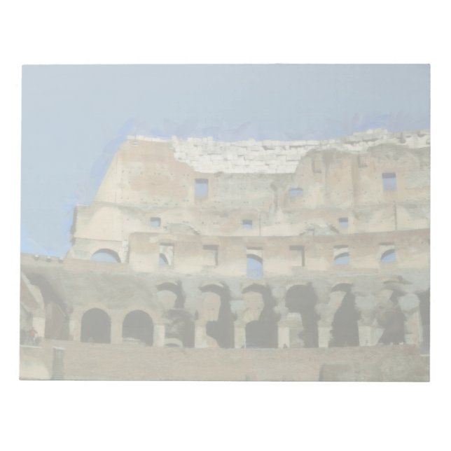 Colosseum painting, Rome Notepad (Front)
