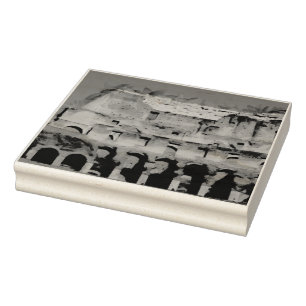 Colosseum painting, Rome Rubber Stamp
