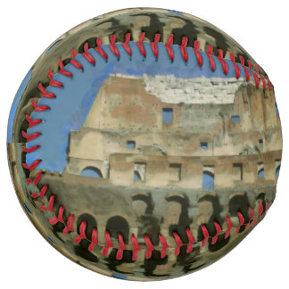 Colosseum painting, Rome Softball