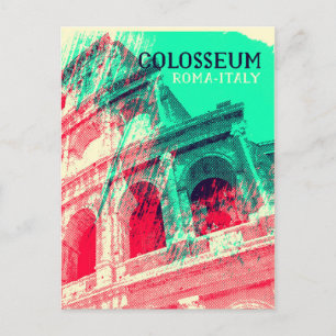 Colosseum Roma Italy Postcard