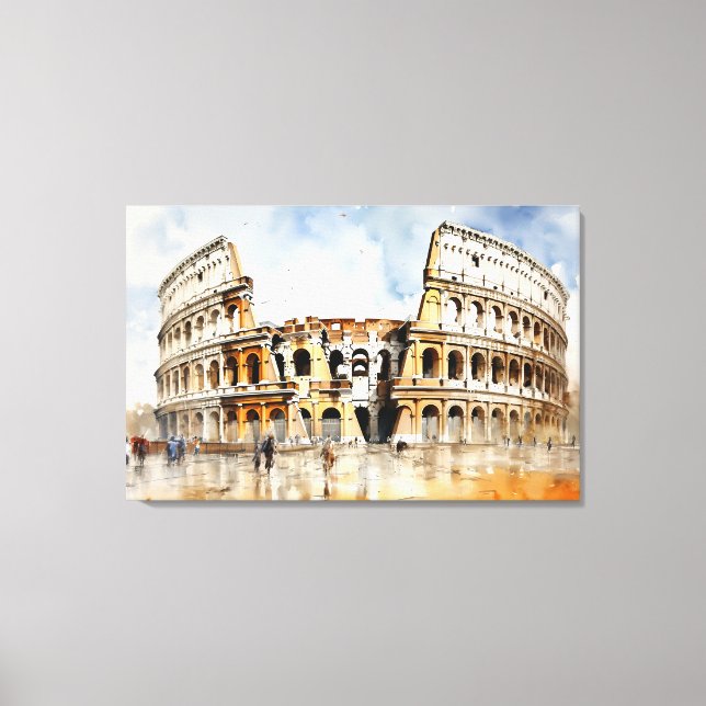 Colosseum, Rome - Italy Canvas Print (Front)