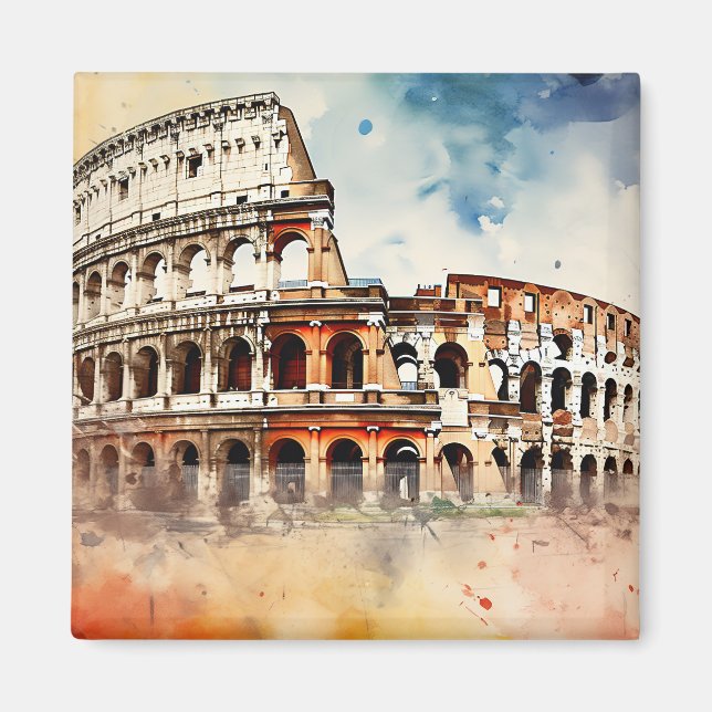 Colosseum Rome Italy Magnet (Front)