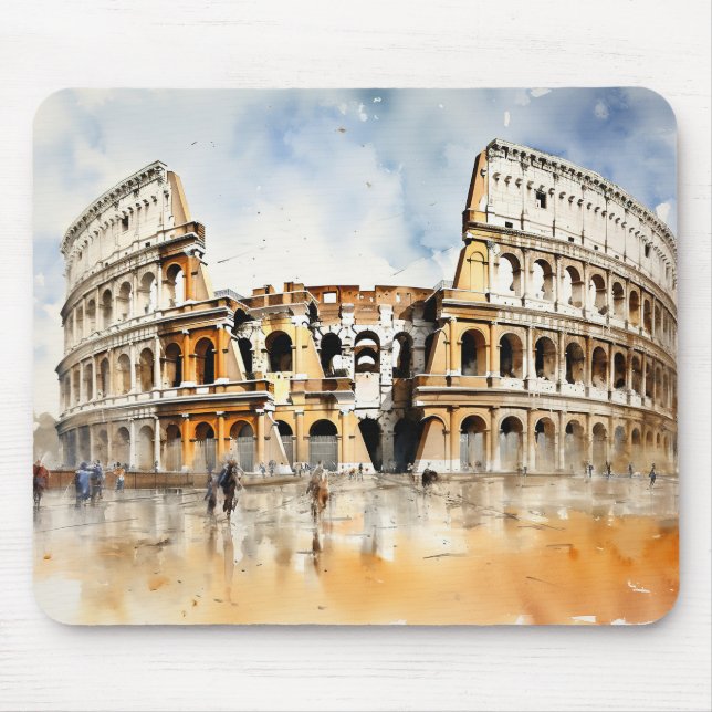 Colosseum, Rome - Italy  Mouse Pad (Front)