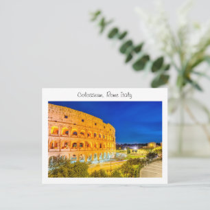 Colosseum -Rome Italy Postcard