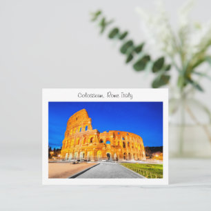 Colosseum -Rome Italy Postcard