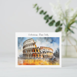 Colosseum -Rome Italy  Postcard