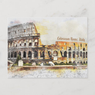 Colosseum Rome, Italy Postcard