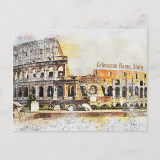 Colosseum Rome, Italy Postcard