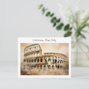 Colosseum -Rome Italy Postcard