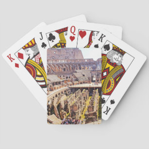 Colosseum Rome Photography Playing Cards