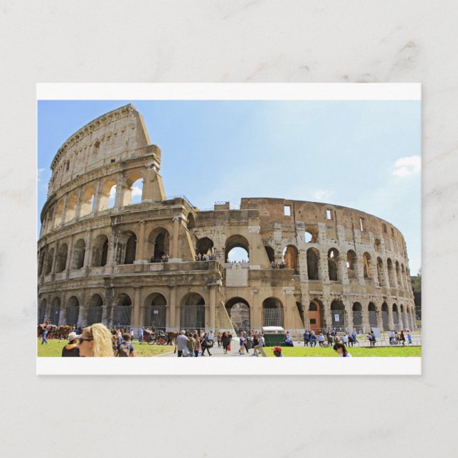 Colosseum Rome Photography Postcard (Front)