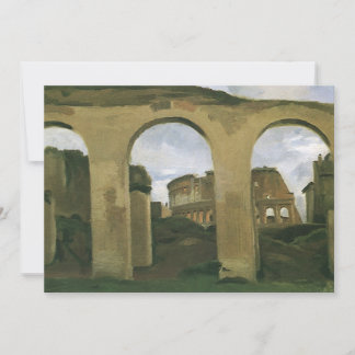 Colosseum Seen through the Arcades in Rome, Italy