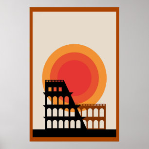 Colosseum Unedited Vintage Photos Old Aesthetic Poster