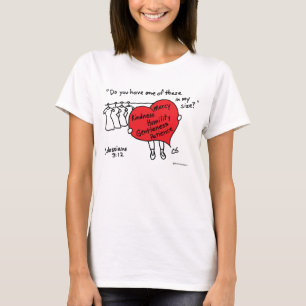 Colossians 3:12, Red Heart Women's T-Shirt