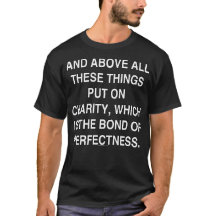 Colossians 3:14 KJV Charity Bond of Perfectness