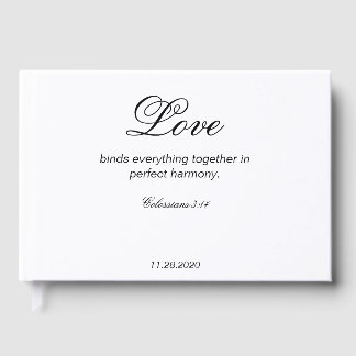 Colossians Wedding Guest Book