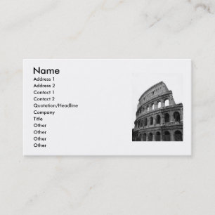Colossuem Business Card