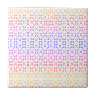 Colouful patterned tile
