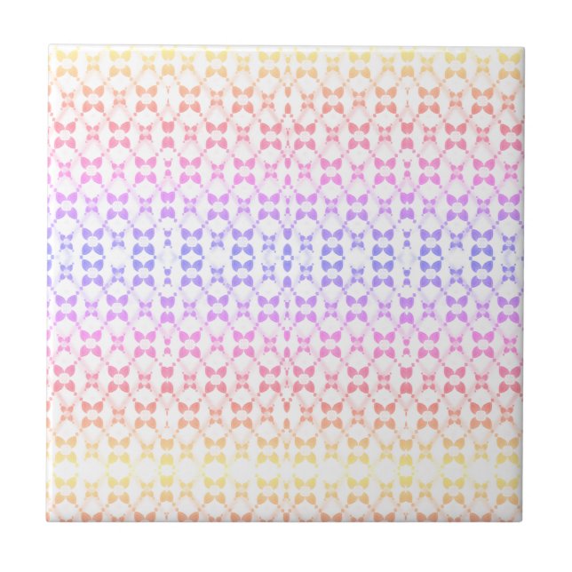Colouful patterned tile (Front)