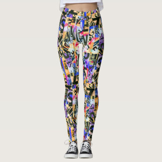 colour abstract avantacular leggings
