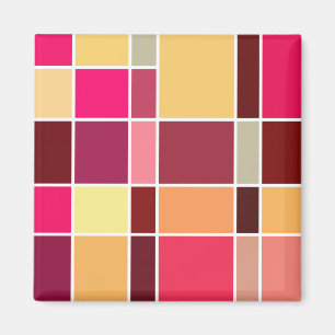 Colour Abstract Composition Magnet