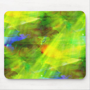 colour abstract seamless background green, yellow mouse pad