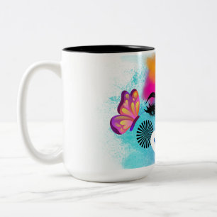 Colour and Make-up Two-Tone Coffee Mug