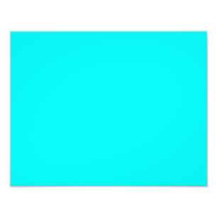 colour aqua cyan photo print
