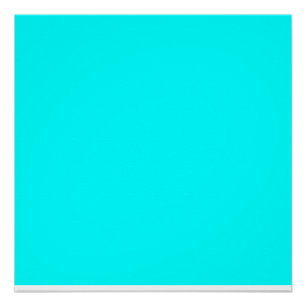 colour aqua cyan poster
