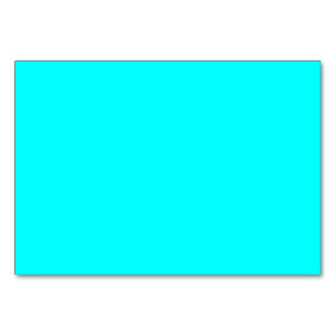 colour aqua / cyan table number