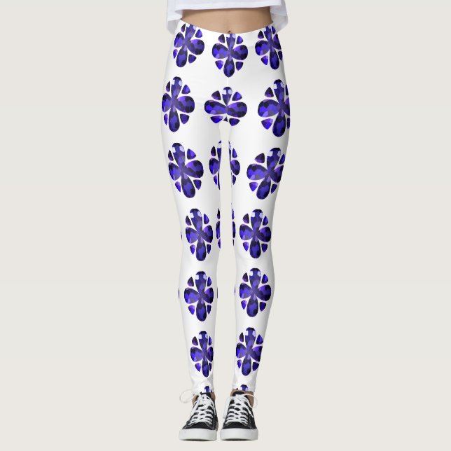 Colour Art, Blue Leggings (Front)