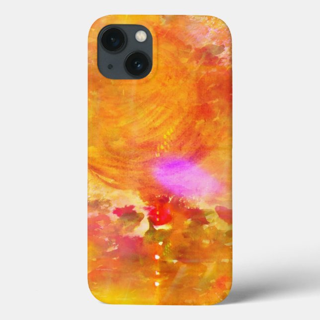 colour art seamless background yellow, orange Case-Mate iPhone case (Back)