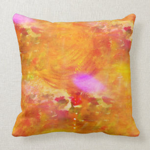 colour art seamless background yellow, orange cushion