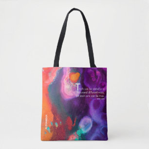 Colour Awakening Abstract Expression Design Tote Bag