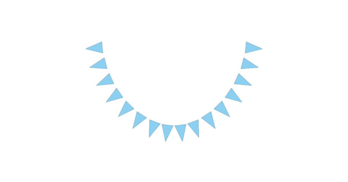 colour baby blue bunting | Zazzle.co.nz