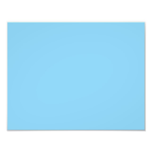 colour baby blue photo print (Front)