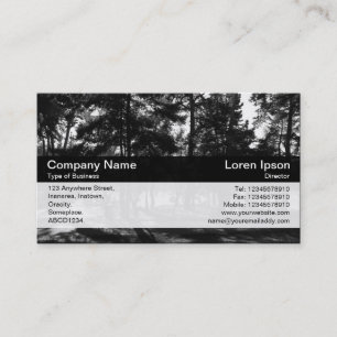 Colour Band - Black - Afternoon in the Park Business Card