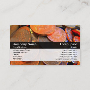 Colour Band - Black - Colour of Money Business Card