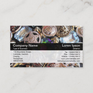 Colour Band - Black - Flea Market Bling Business Card