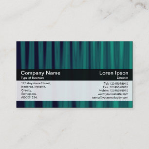 Colour Band - Black - Green Drapery Business Card