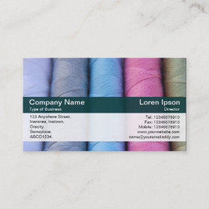 Colour Band - Dk Green - Reels of Cotton Business Card